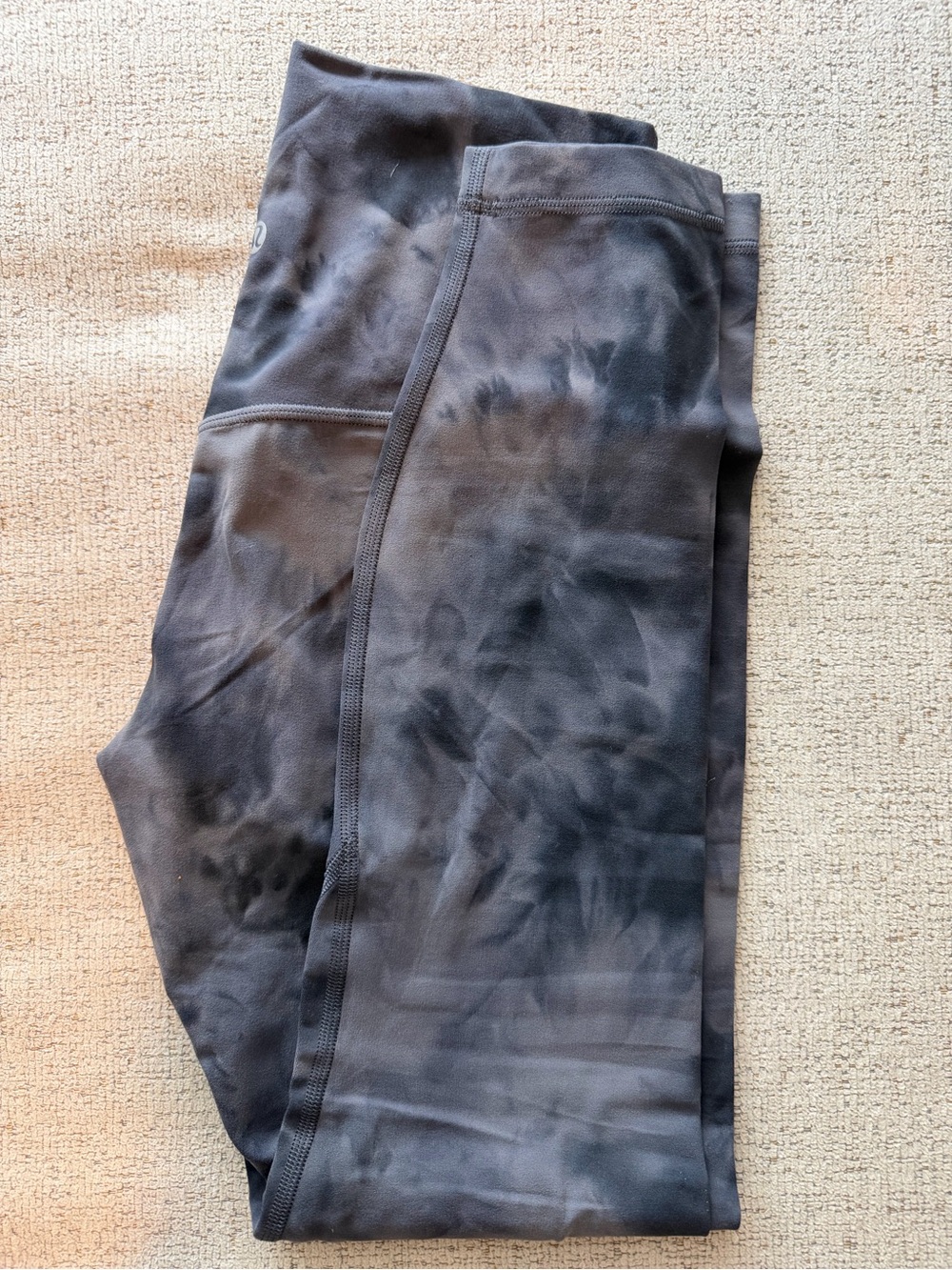 lululemon athletica Gray Tie-Dye Leggings